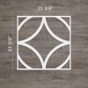 imageEkena Millwork 23 38quotW x 23 38quotH x 38quotT Large Crosby Decorative Fretwork Wall Panels in Architectural Grade PVCWhite