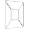 imageEkena Millwork 23 38quotW x 23 38quotH x 38quotT Large Marion Decorative Fretwork Wall Panels in Architectural Grade PVCPVC