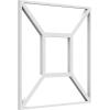 imageEkena Millwork 23 38quotW x 23 38quotH x 38quotT Large Marion Decorative Fretwork Wall Panels in Architectural Grade PVCPVC
