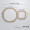 imageEkena Millwork 25 quotW x 15 38quotH x 38quotT Medium Hemingway Decorative Fretwork Wall Panels in Architectural Grade PVCAlder