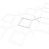 imageEkena Millwork 39 quotW x 23 38quotH x 38quotT Large Cameron Decorative Fretwork Wall Panels in Architectural Grade PVCPVC