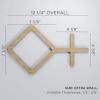 imageEkena Millwork 39 quotW x 23 38quotH x 38quotT Large Cameron Decorative Fretwork Wall Panels in Architectural Grade PVCPaint Grade MDF