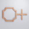 imageEkena Millwork 40 78quotW x 23 38quotH x 38quotT Large Bradley Decorative Fretwork Wall Panels in Architectural Grade PVCCherry