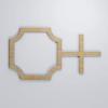 imageEkena Millwork 40 78quotW x 23 38quotH x 38quotT Large Bradley Decorative Fretwork Wall Panels in Architectural Grade PVCHickory