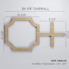 imageEkena Millwork 40 78quotW x 23 38quotH x 38quotT Large Bradley Decorative Fretwork Wall Panels in Architectural Grade PVCPaint Grade MDF