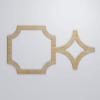imageEkena Millwork 42 38quotW x 23 38quotH x 38quotT Large Anderson Decorative Fretwork Wall Panels in Architectural Grade PVCBirch