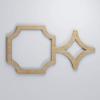 imageEkena Millwork 42 38quotW x 23 38quotH x 38quotT Large Anderson Decorative Fretwork Wall Panels in Architectural Grade PVCBirch