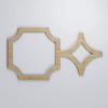 imageEkena Millwork 42 38quotW x 23 38quotH x 38quotT Large Anderson Decorative Fretwork Wall Panels in Architectural Grade PVCBirch