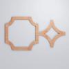 imageEkena Millwork 42 38quotW x 23 38quotH x 38quotT Large Anderson Decorative Fretwork Wall Panels in Architectural Grade PVCCherry