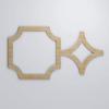 imageEkena Millwork 42 38quotW x 23 38quotH x 38quotT Large Anderson Decorative Fretwork Wall Panels in Architectural Grade PVCHickory