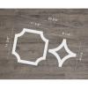 imageEkena Millwork 42 38quotW x 23 38quotH x 38quotT Large Anderson Decorative Fretwork Wall Panels in Architectural Grade PVCPVC