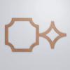 imageEkena Millwork 42 38quotW x 23 38quotH x 38quotT Large Anderson Decorative Fretwork Wall Panels in Architectural Grade PVCPaint Grade MDF