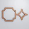 imageEkena Millwork 42 38quotW x 23 38quotH x 38quotT Large Anderson Decorative Fretwork Wall Panels in Architectural Grade PVCPaint Grade MDF
