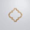 imageEkena Millwork 7 38W X 7 38H Extra Small Marrakesh Decorative Fretwork Wood Wall Panels CherryRed Oak