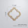 imageEkena Millwork 7 38quotW x 7 38quotH x 38quotT Extra Small Marrakesh Decorative Fretwork Wall Panels in Architectural Grade PVCCherry