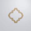imageEkena Millwork 7 38quotW x 7 38quotH x 38quotT Extra Small Marrakesh Decorative Fretwork Wall Panels in Architectural Grade PVCHickory