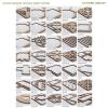 imageEkena Millwork 7 38quotW x 7 38quotH x 38quotT Extra Small Marrakesh Decorative Fretwork Wall Panels in Architectural Grade PVCRed Oak