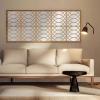 imageEkena Millwork 7 38quotW x 7 38quotH x 38quotT Extra Small Marrakesh Decorative Fretwork Wall Panels in Architectural Grade PVCRed Oak