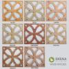 imageEkena Millwork 7 38quotW x 7 38quotH x 38quotT Extra Small Marrakesh Decorative Fretwork Wall Panels in Architectural Grade PVCWalnut