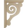 imageEkena Millwork BKT01X06X08BURW Bulwark Wood Brackets 1 12quotW x 6quotD x 8 12quotH  RubberwoodRubberwood