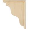 imageEkena Millwork BKT03X07X09HAMA Hamilton Traditional Wood Brackets 3 12quotW x 7quotD x 9quotH  MapleAlder
