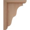 imageEkena Millwork BKT03X07X09HAMA Hamilton Traditional Wood Brackets 3 12quotW x 7quotD x 9quotH  MapleCherry