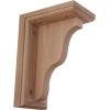 imageEkena Millwork BKT03X07X09HAMA Hamilton Traditional Wood Brackets 3 12quotW x 7quotD x 9quotH  MapleCherry