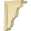 imageEkena Millwork BKT03X07X09HAMA Hamilton Traditional Wood Brackets 3 12quotW x 7quotD x 9quotH  MapleMaple