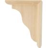 imageEkena Millwork BKT03X07X09HAMA Hamilton Traditional Wood Brackets 3 12quotW x 7quotD x 9quotH  MapleMaple