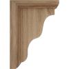 imageEkena Millwork BKT03X07X09HAMA Hamilton Traditional Wood Brackets 3 12quotW x 7quotD x 9quotH  MapleRed Oak
