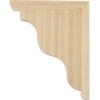 imageEkena Millwork BKT03X07X09HAMA Hamilton Traditional Wood Brackets 3 12quotW x 7quotD x 9quotH  MapleRed Oak