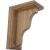 imageEkena Millwork BKT03X07X09HAMA Hamilton Traditional Wood Brackets 3 12quotW x 7quotD x 9quotH  MapleRed Oak