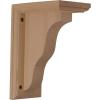 imageEkena Millwork BKT03X07X09HAMA Hamilton Traditional Wood Brackets 3 12quotW x 7quotD x 9quotH  MapleRubberwood