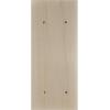 imageEkena Millwork BKT03X07X09HAMA Hamilton Traditional Wood Brackets 3 12quotW x 7quotD x 9quotH  MapleRubberwood
