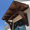 imageEkena Millwork BKT04X18X18THR01SWR Thorton Traditional Smooth Bracket 35quot Width x 18quot Depth x 18quot Height Western Red Cedar18D x 18H