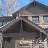 imageEkena Millwork BKT04X18X18THR01SWR Thorton Traditional Smooth Bracket 35quot Width x 18quot Depth x 18quot Height Western Red Cedar18D x 22H
