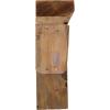 imageEkena Millwork BKTB03X08X08TRBRCASE4 Vintage Farmhouse Bracket Barnwood Decor Collection 3 12quotW x 8quotD x 8quotH Weathered Brown 4 Pack
