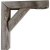 imageEkena Millwork BKTB03X08X10TRGYCASE2 Vintage Farmhouse Bracket Barnwood Decor Collection 3 12quotW x 8quotD x 10quotH Reclaimed Grey 2 Pack