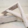 imageEkena Millwork BKTB03X08X10TRGYCASE2 Vintage Farmhouse Bracket Barnwood Decor Collection 3 12quotW x 8quotD x 10quotH Reclaimed Grey 2 Pack