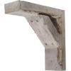 imageEkena Millwork BKTB03X08X10TRWHCASE2 Vintage Farmhouse Bracket Barnwood Decor Collection 3 12quotW x 8quotD x 10quotH Chalk Dust White 2 Pack