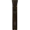 imageEkena Millwork BKTM01X10X12SDA 1 2quot W x 10quot D x 12quot H Damon Wrought Iron Bracket Single Center BraceAntiqued Brass