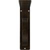 imageEkena Millwork BKTM01X10X12SDA 1 2quot W x 10quot D x 12quot H Damon Wrought Iron Bracket Single Center BraceAntiqued Brass