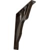imageEkena Millwork BKTM01X10X12SDA 1 2quot W x 10quot D x 12quot H Damon Wrought Iron Bracket Single Center BraceAntiqued Bronze