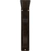 imageEkena Millwork BKTM01X10X12SDA 1 2quot W x 10quot D x 12quot H Damon Wrought Iron Bracket Single Center BraceAntiqued Bronze
