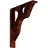 imageEkena Millwork BKTM01X10X12SDA 1 2quot W x 10quot D x 12quot H Damon Wrought Iron Bracket Single Center BraceAntiqued Copper