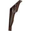 imageEkena Millwork BKTM01X10X12SDA 1 2quot W x 10quot D x 12quot H Damon Wrought Iron Bracket Single Center BraceAntiqued Copper