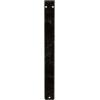imageEkena Millwork BKTM01X10X12SDA 1 2quot W x 10quot D x 12quot H Damon Wrought Iron Bracket Single Center BraceAntiqued Warm Silver