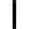 imageEkena Millwork BKTM01X10X12SDA 1 2quot W x 10quot D x 12quot H Damon Wrought Iron Bracket Single Center BracePowder Coated Black
