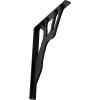 imageEkena Millwork BKTM01X10X12SDA 1 2quot W x 10quot D x 12quot H Damon Wrought Iron Bracket Single Center BracePowder Coated Black