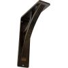 imageEkena Millwork BKTM01X10X12SGLABZ Metal Bracket 1 12quot W x 10quot D x 12quot H Antiqued BronzeAntiqued Brass